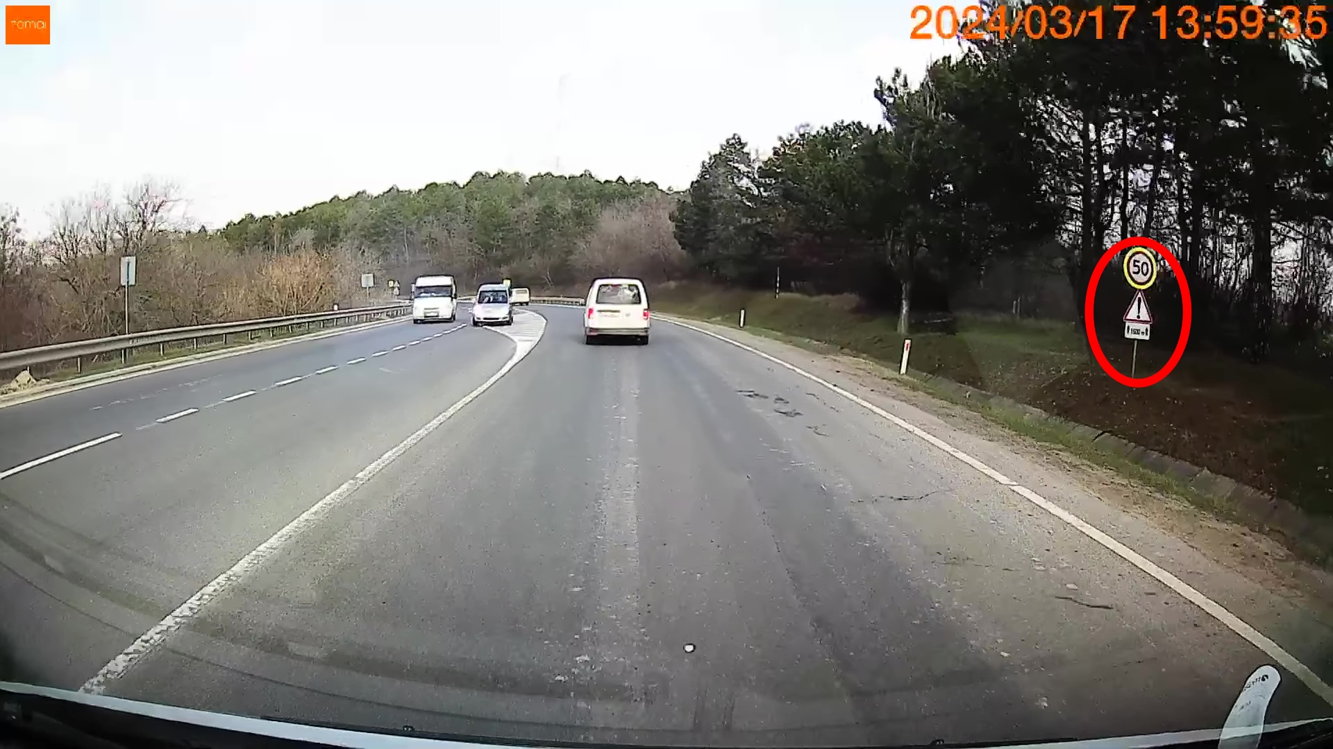 Zonă periculoasă, ignorată de șoferul din Moldova care a generat acest accident