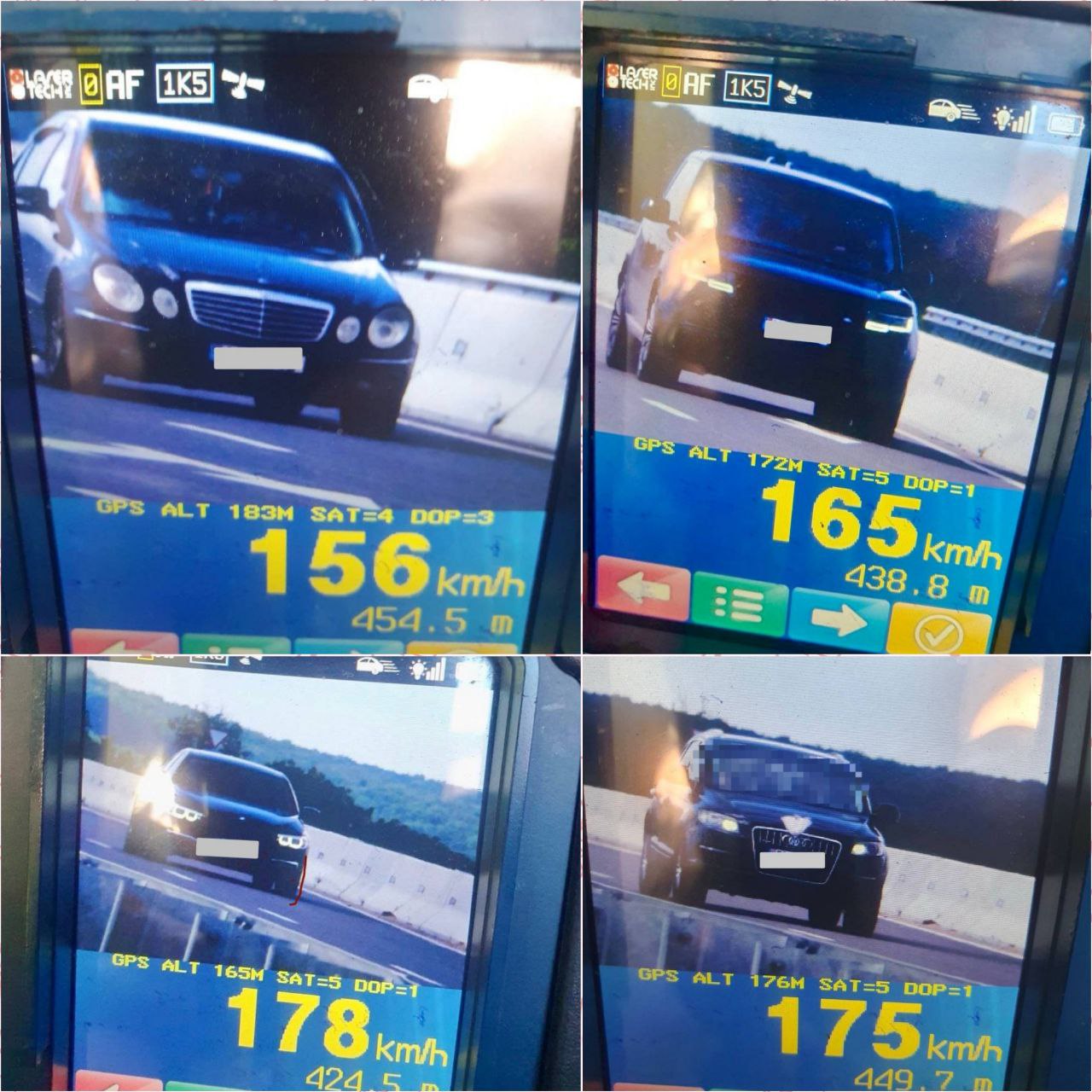 Zilele trecute, pe traseul M2 (centura Chișinău-Ialoveni), mai mulți conducători auto au fost fixați cu TruCAM cu viteze ilegale.