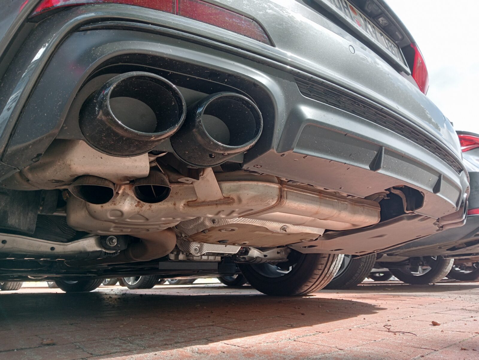 Audi fake exhaust