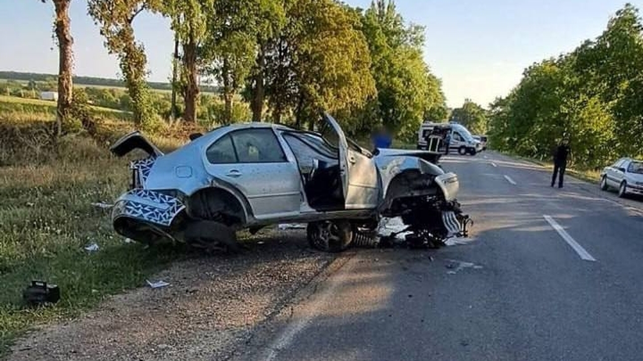 Accident lângă Ruseni, raionul Edineț