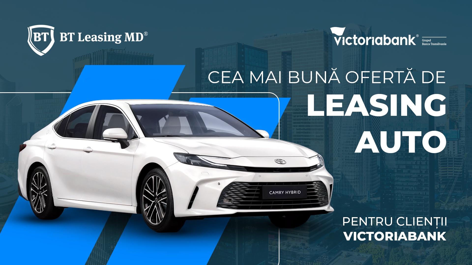 Cea mai bună ofertă de leasing pentru clienții Victoriabank