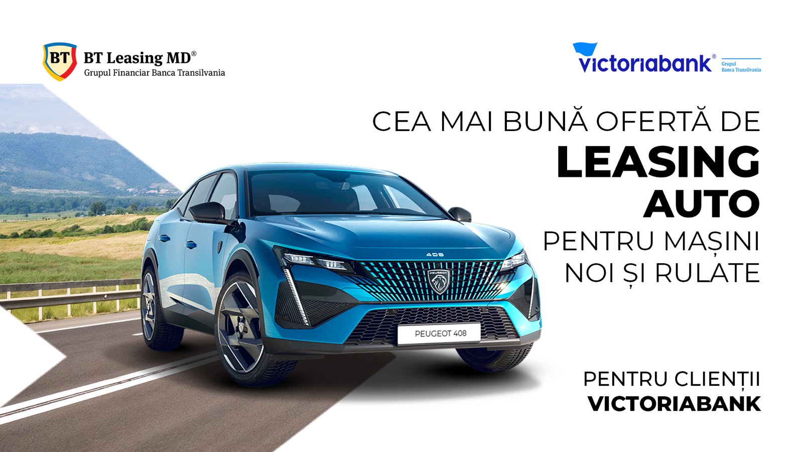 Cu BT Leasing, obții rapid un leasing auto pentru mașini noi sau rulate, de orice marcă sau model și beneficiezi de dobândă preferențială!