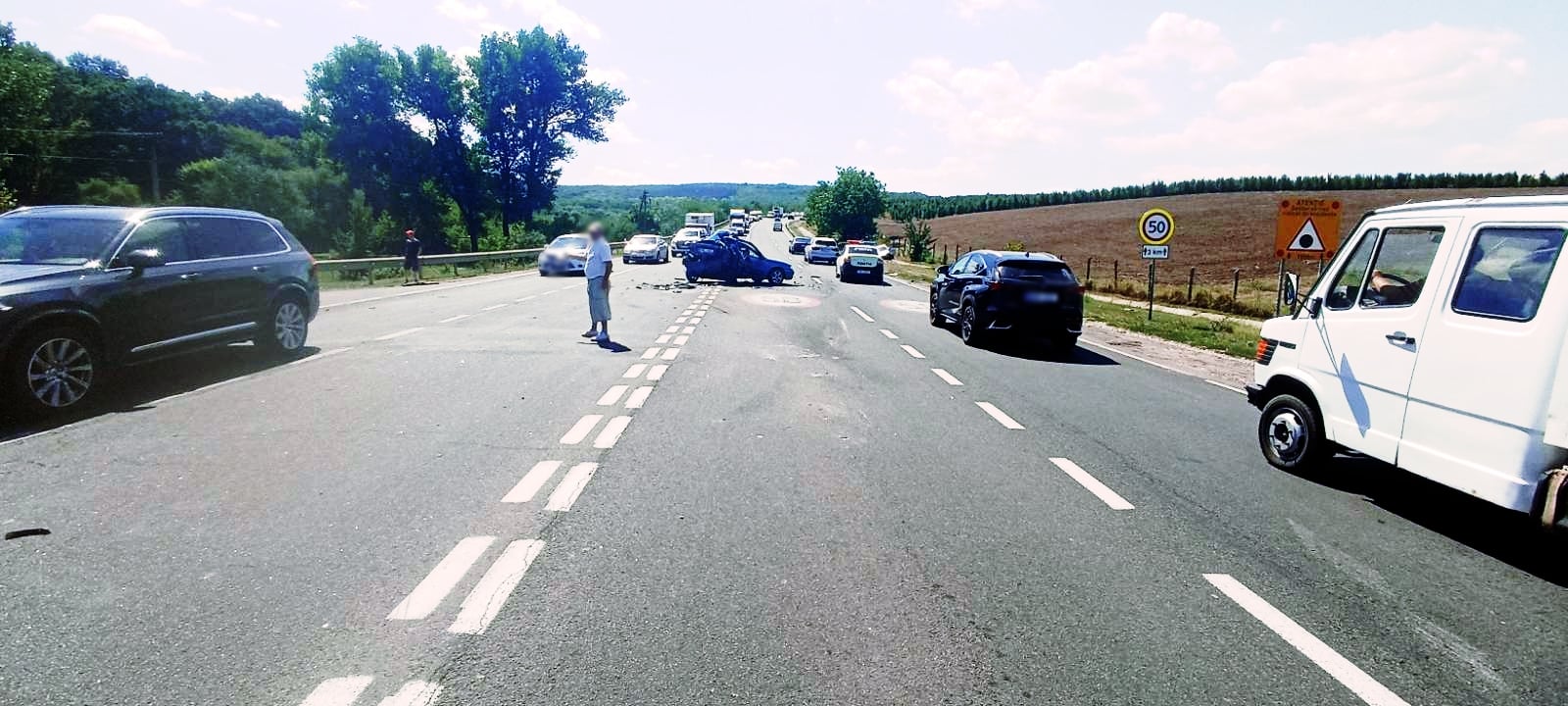 Au fost emise informații oficiale despre accidentul care s-a produs în această după amiază între localitățile Peresecina și Ivancea