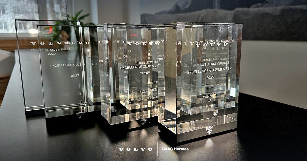 Volvo Excellence Club Award 2025